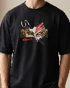 Bankai Anime Custom Embroidered Cotton Oversized  Black Tshirt Men.webp
