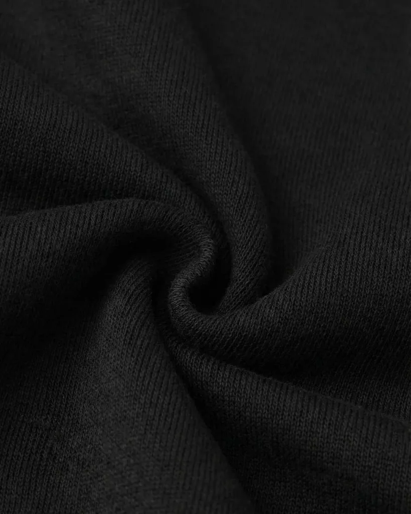 240 gsm Black cloth detail.webp