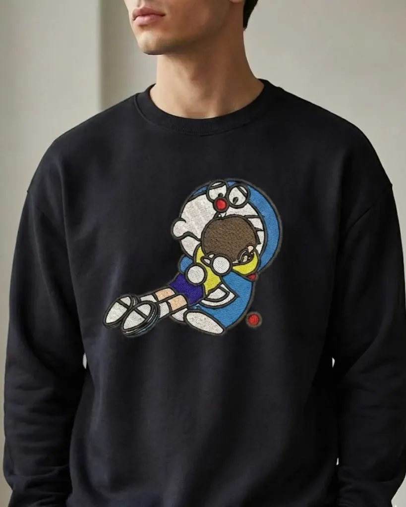 Nostalgic Doraemon Best Friends  (BLACK, S)