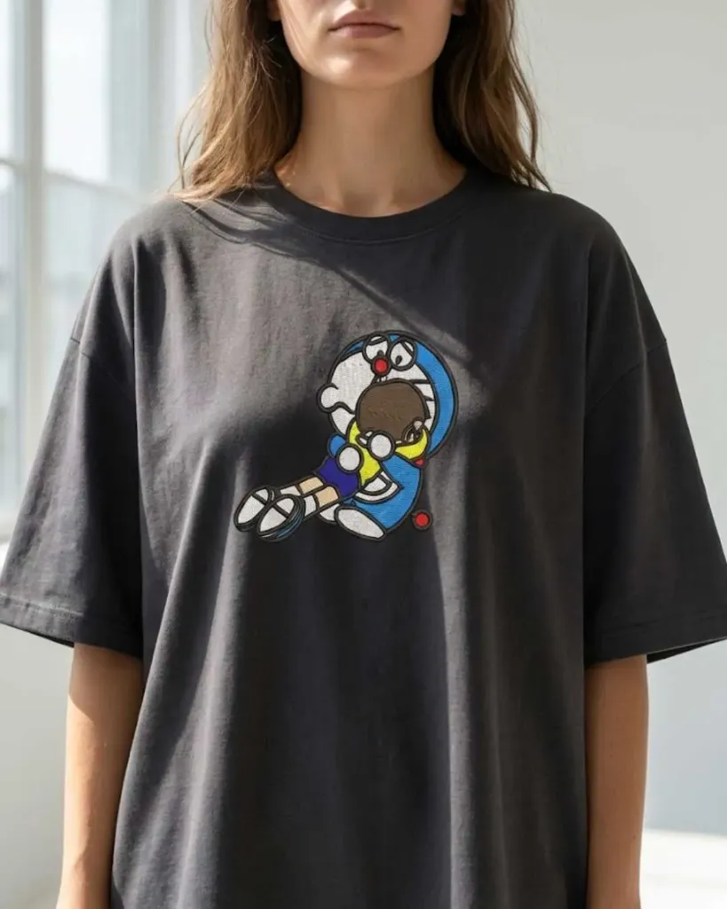 Nostalgic Doraemon Best Friends (BLACK, S)